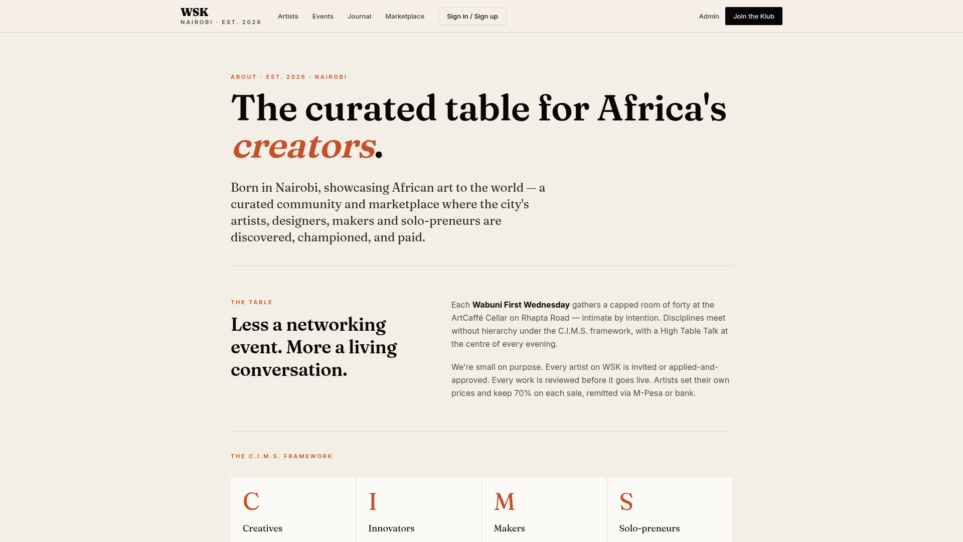 Wabuni — website by PromoSphere